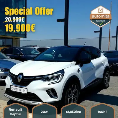 Renault CAPTUR BENZIN 2021 Petrol në Kosovë