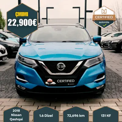 Nissan Qashqai 2018 Diesel në Kosovë