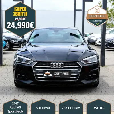Audi A5 2017 Diesel në Kosovë