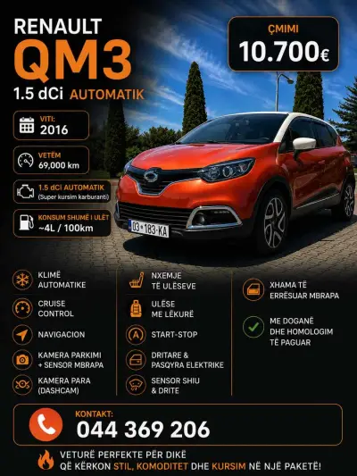 Renault Captur 2016 Diesel në Klinë