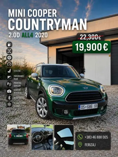 Mini Countryman 2020 diesel në Ferizaj