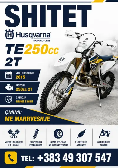 Husqvarna Te 250i 2015 Petrol në Gjilan