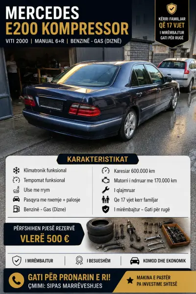 Mercedes-Benz E-Class 2000 Petrol në Gjilan